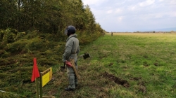 НА ТЕРРИТОРИИ АЭРОПОРТА НАЙДЕНЫ ПРОТИВОТАНКОВЫЕ МИНЫ И АРТИЛЛЕРИЙСКИЕ СНАРЯДЫ