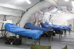 МОБИЛЬНЫЙ МНОГОПРОФИЛЬНЫЙ ГОСПИТАЛЬ ЮВО И СПЕЦИАЛИСТЫ ПОДРАЗДЕЛЕНИЙ РХБЗ МИНОБОРОНЫ РОССИИ ПРИБЫЛИ В АБХАЗИЮ